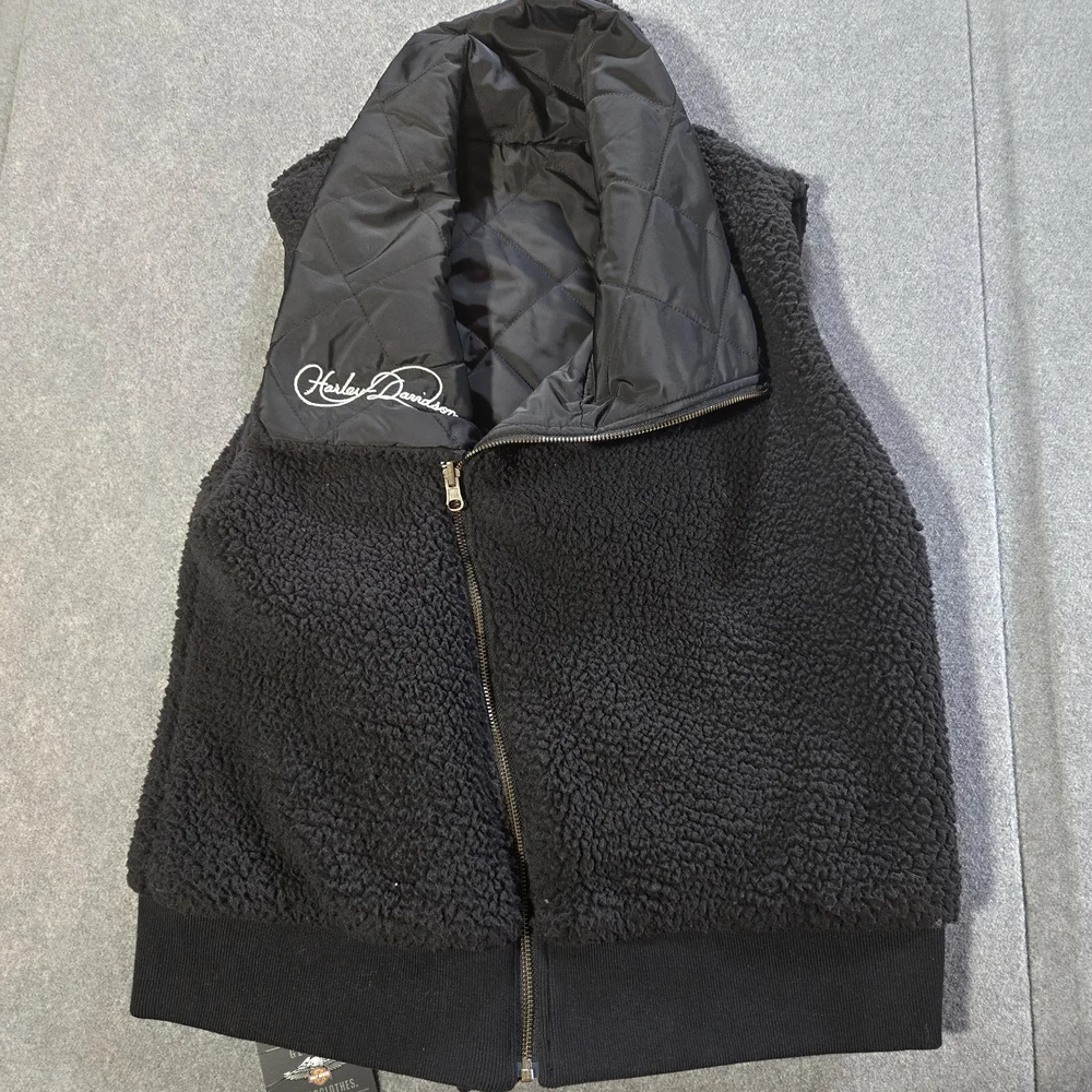 Harley-Davidson Black Quilted Vest‎